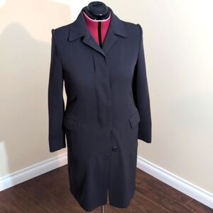 Hilary Radley| Brown Dress Trench Coat With Pockets